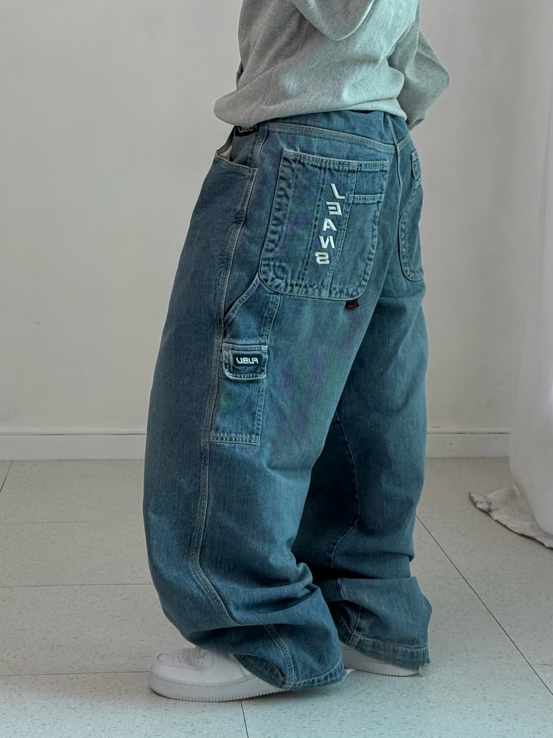 후부 데님 로고 카펜터 상품이미지4