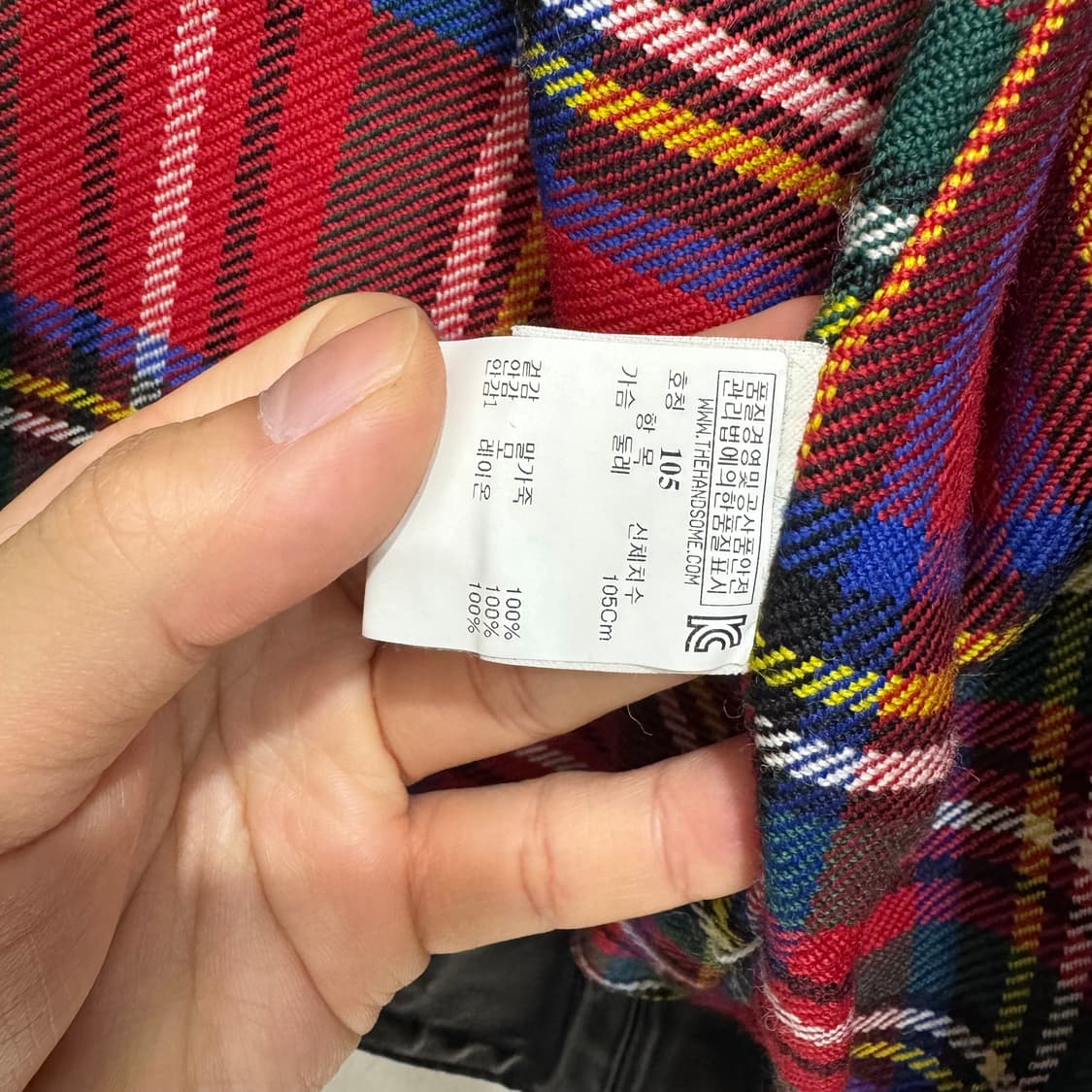 42) 루이스레더 391 라이트닝 호스하이드(말가죽) & 타탄체크 상품이미지3