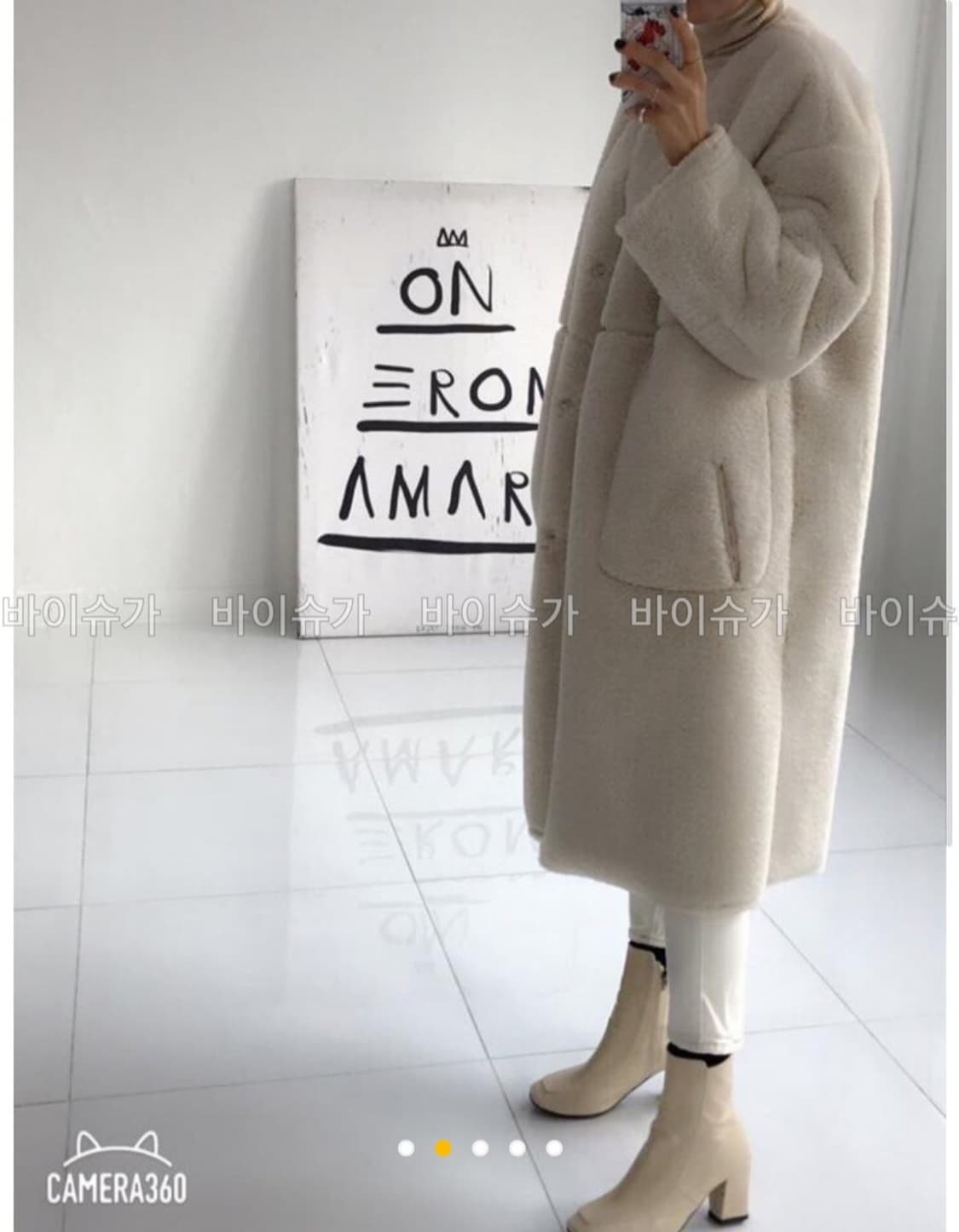 바이슈가 양면 퍼 무스탕 상품이미지10