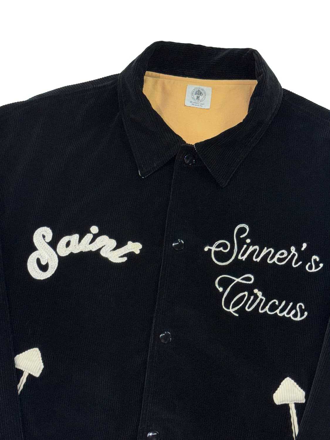 세인트 마이클 시너 서커스 코듀로이 테디 자켓 블랙 상품이미지3