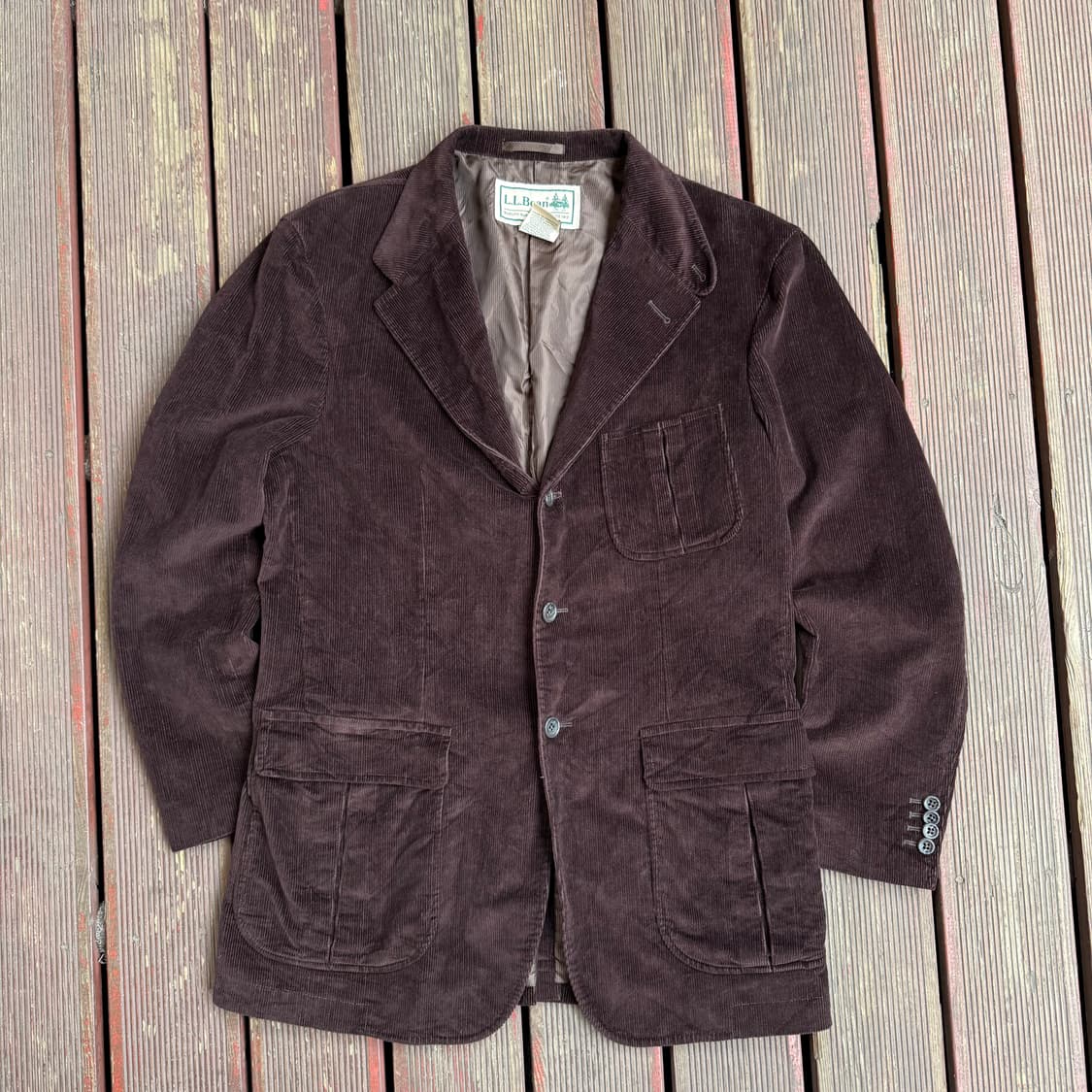 LLBean 브라운 코듀로이 블레이저 자켓 상품이미지1