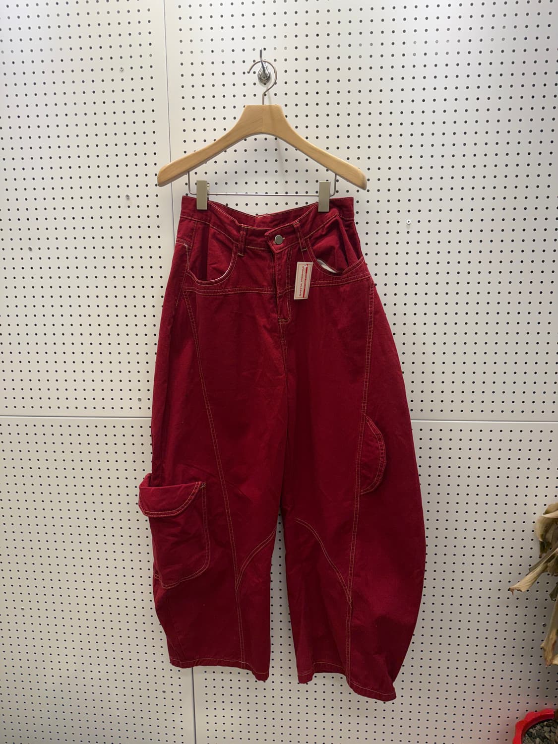 레드 카고 워크 팬츠  상품이미지3