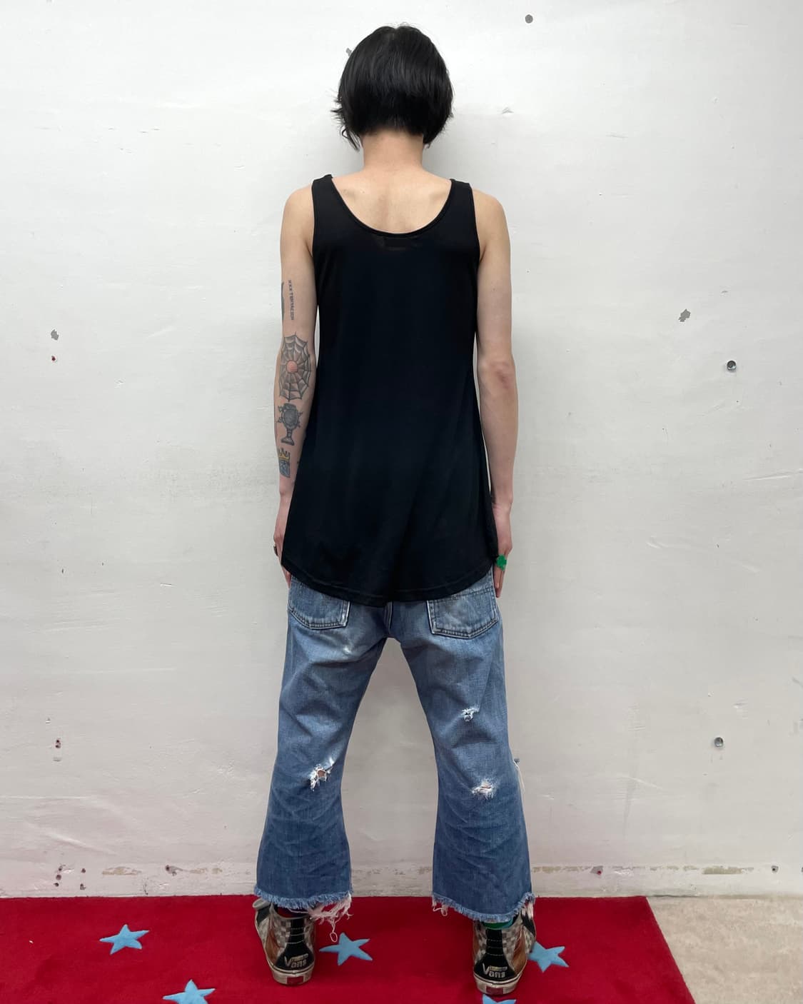 Cross Cubic Black Basic Sleeveless  상품이미지4