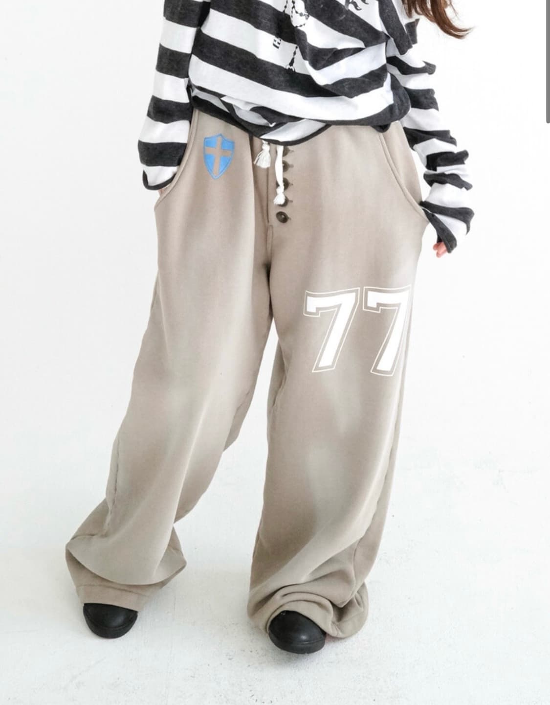 (구해요) 샵페어리 페어리 버튼 팬츠 코코아 상품이미지1