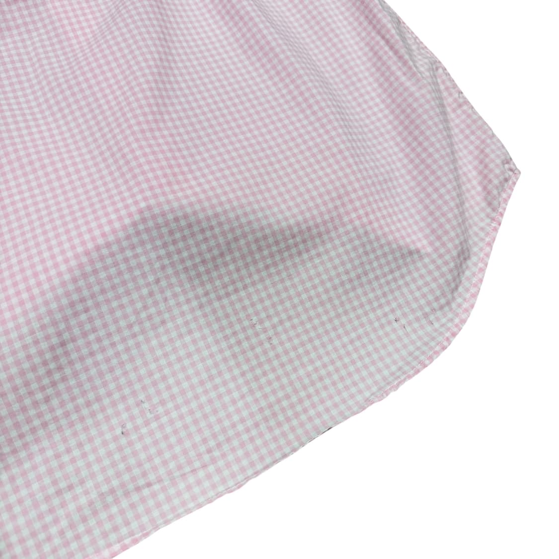 폴로 랄프로렌 핑크 체크 반팔 셔츠 남방 XL 상품이미지7