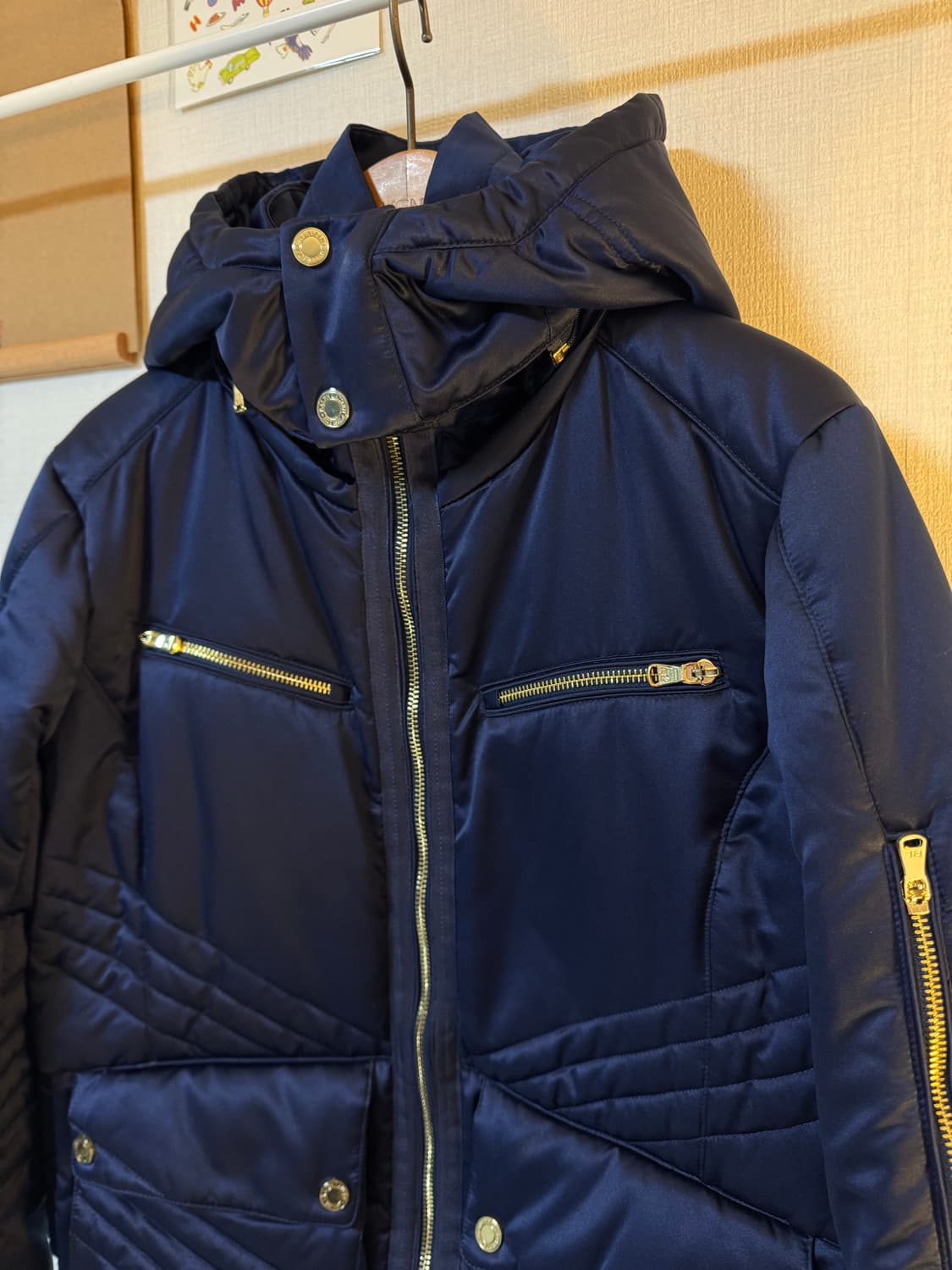 [90]폴로 랄프로렌 네이비 퀄팅 패딩자켓 상품이미지3