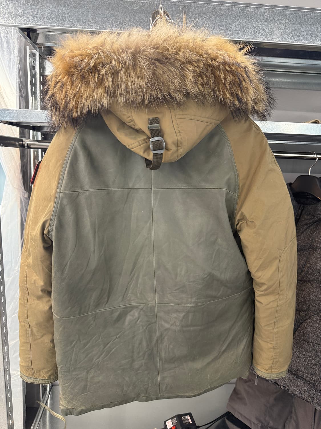 파라점퍼스 해리스 트위드 스페셜 에디션 패딩 S 상품이미지4