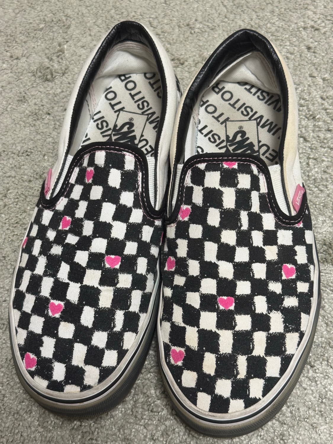 반스 더뮤지엄비지터 체크 하트280 상품이미지1