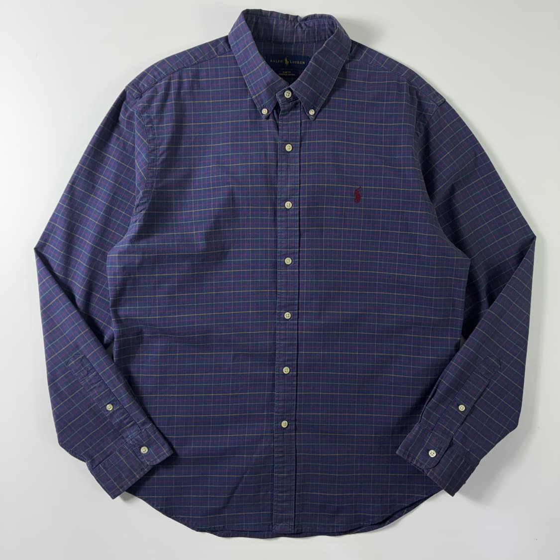 Polo 폴로 랄프로렌 네이비 체크 셔츠 상품이미지1