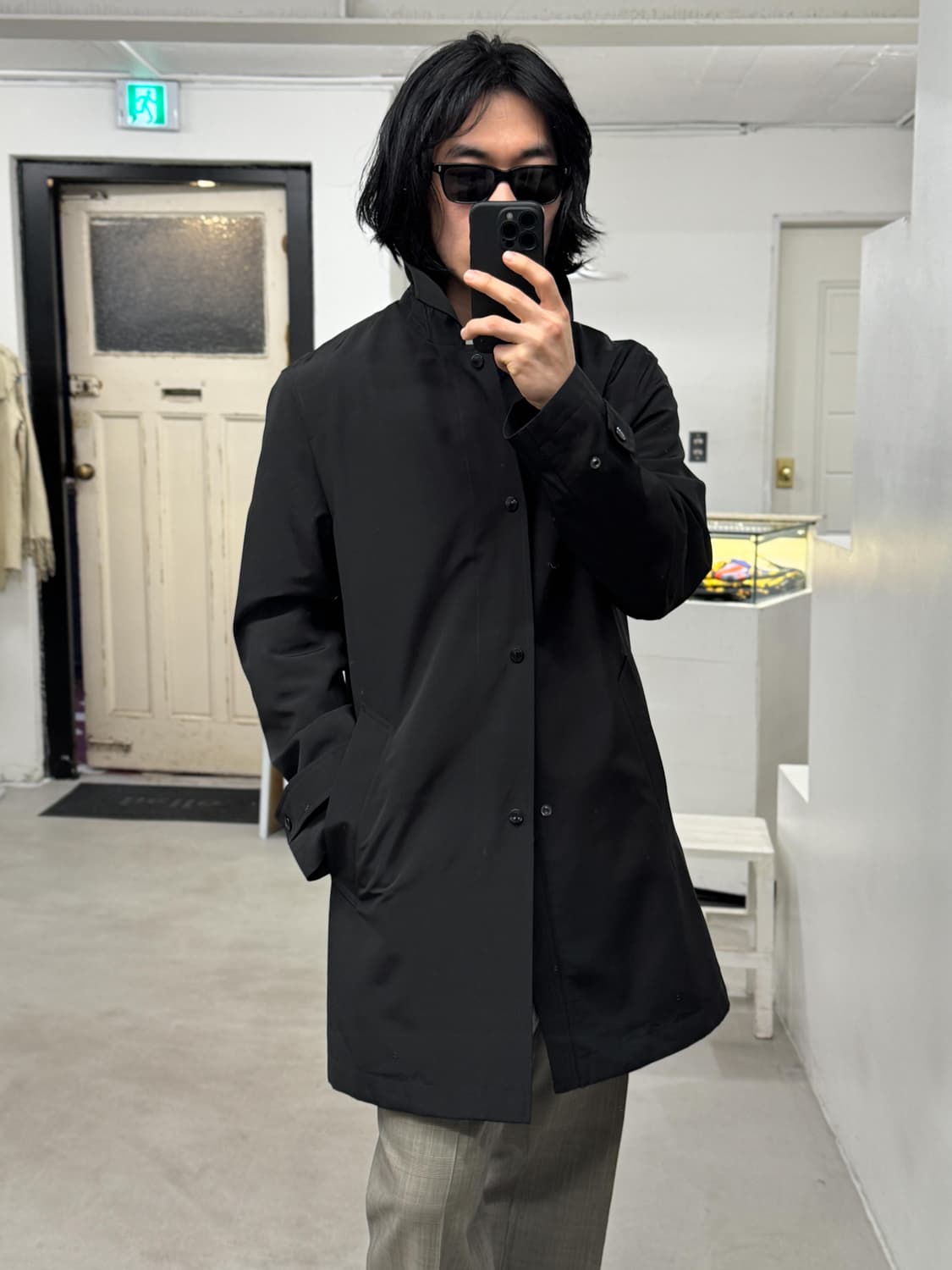 휴고 보스 나일론 코트 상품이미지7