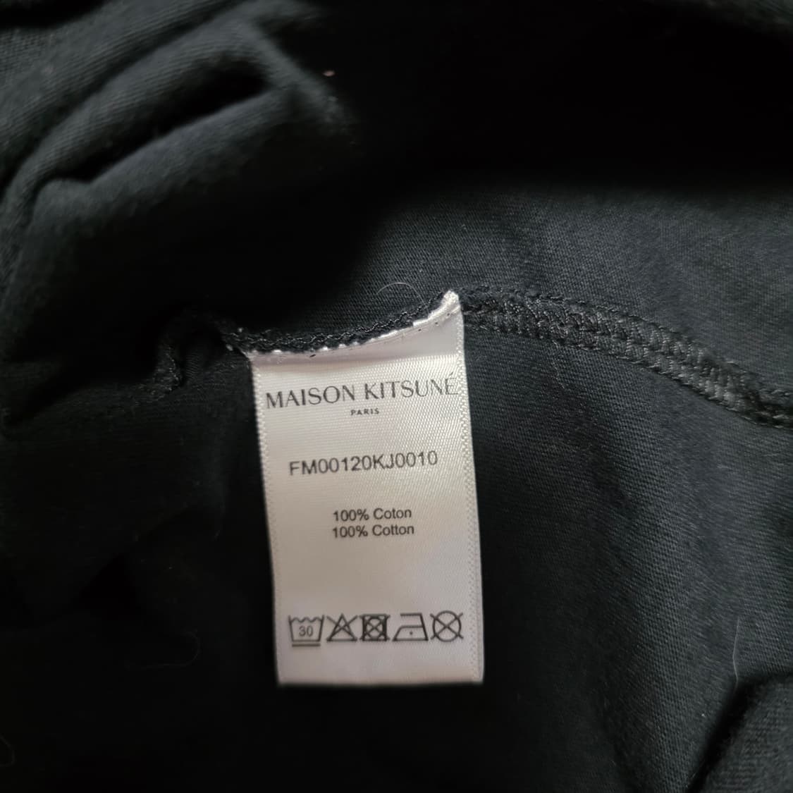 M) 메종키츠네 트레컬러 폭스패치 반팔 상품이미지3