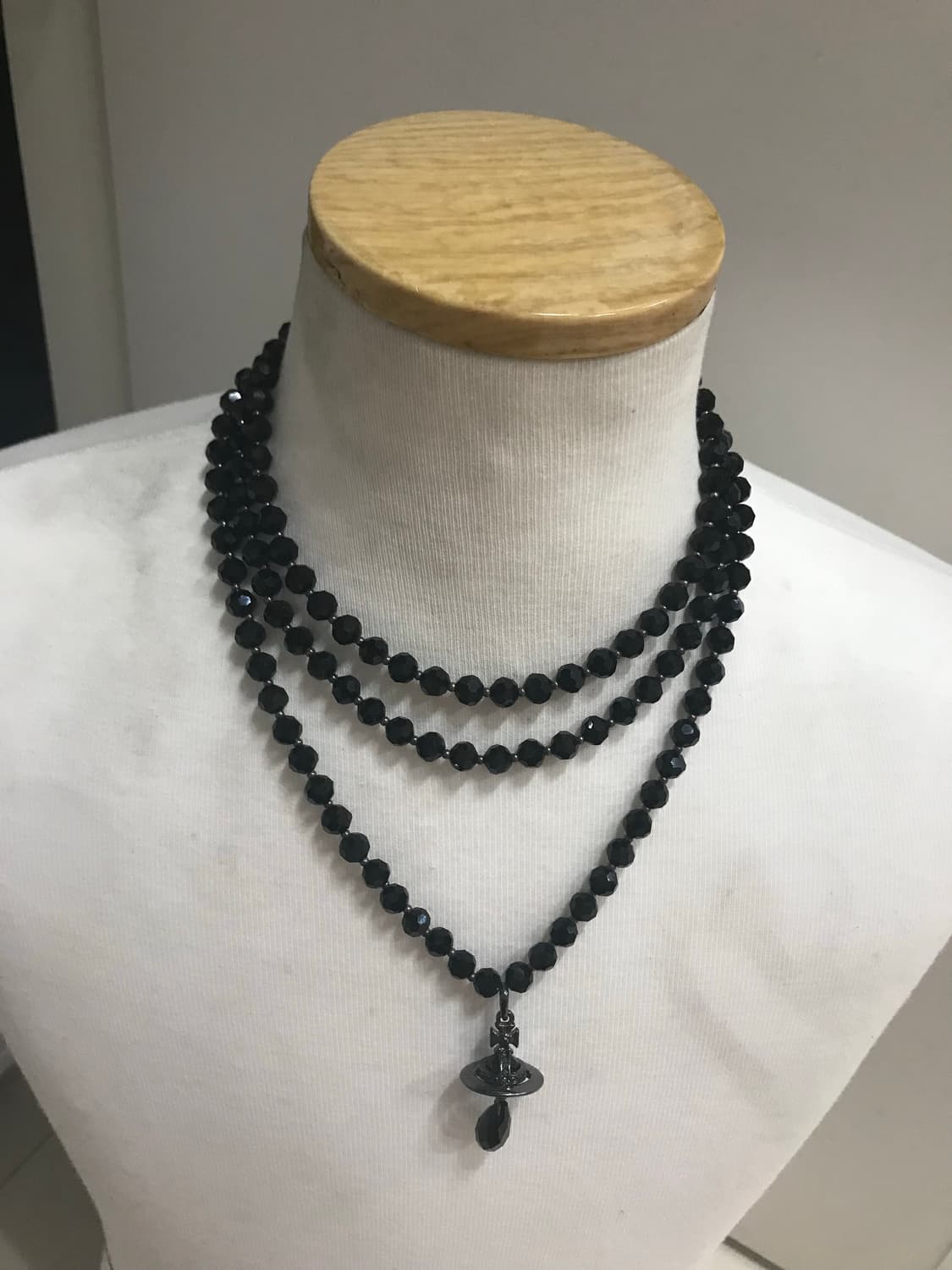 Vivienne Westwood three row orb necklace 상품이미지7