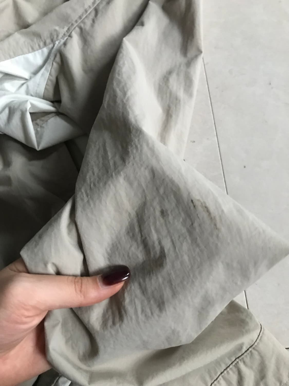 나이키 00s 베이지 오버핏 바람막이 상품이미지7