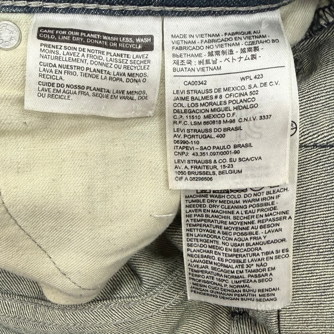 리바이스 511 빈티지 워싱 데님 팬츠 30 상품이미지8