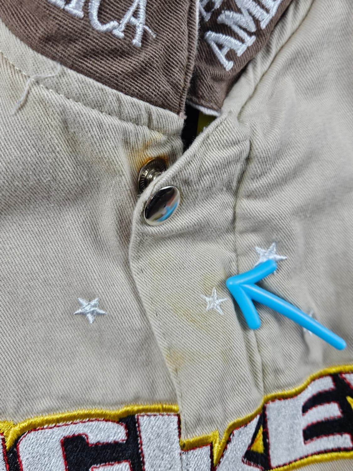 JH 리메이크 패치 미키 레이싱 자켓 ( L ) / 11197 상품이미지7