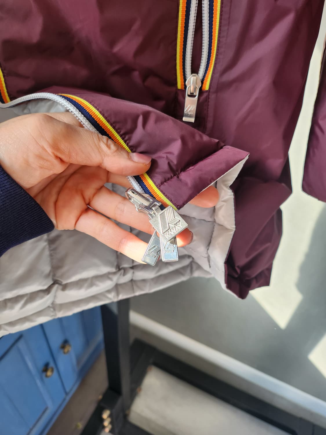 K.WAY 까웨 여성 패딩/ 리버시블 / 여성 다운패딩 상품이미지5