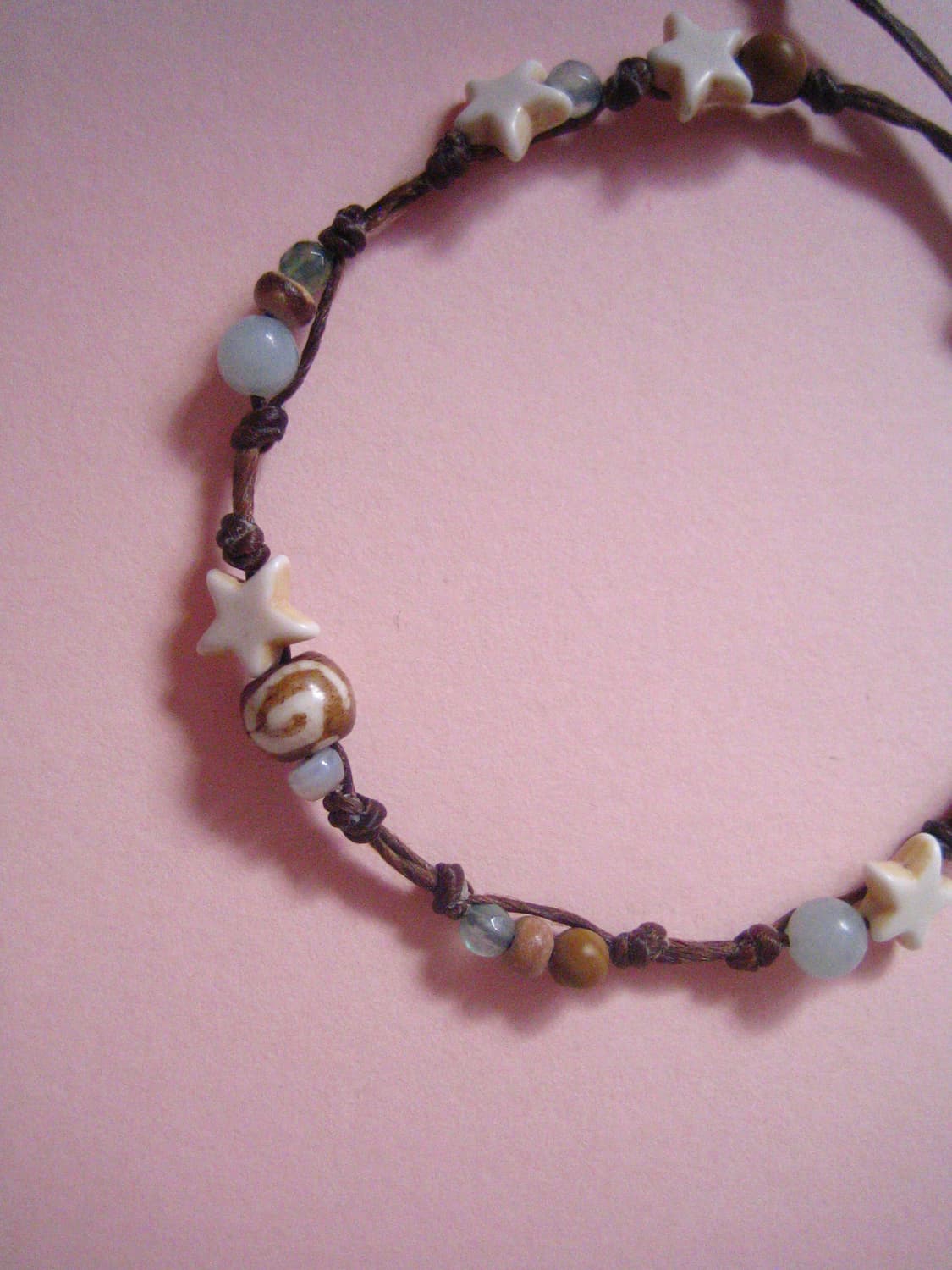 short wood star bracelet 쇼트 우드 스타 팔찌 상품이미지2