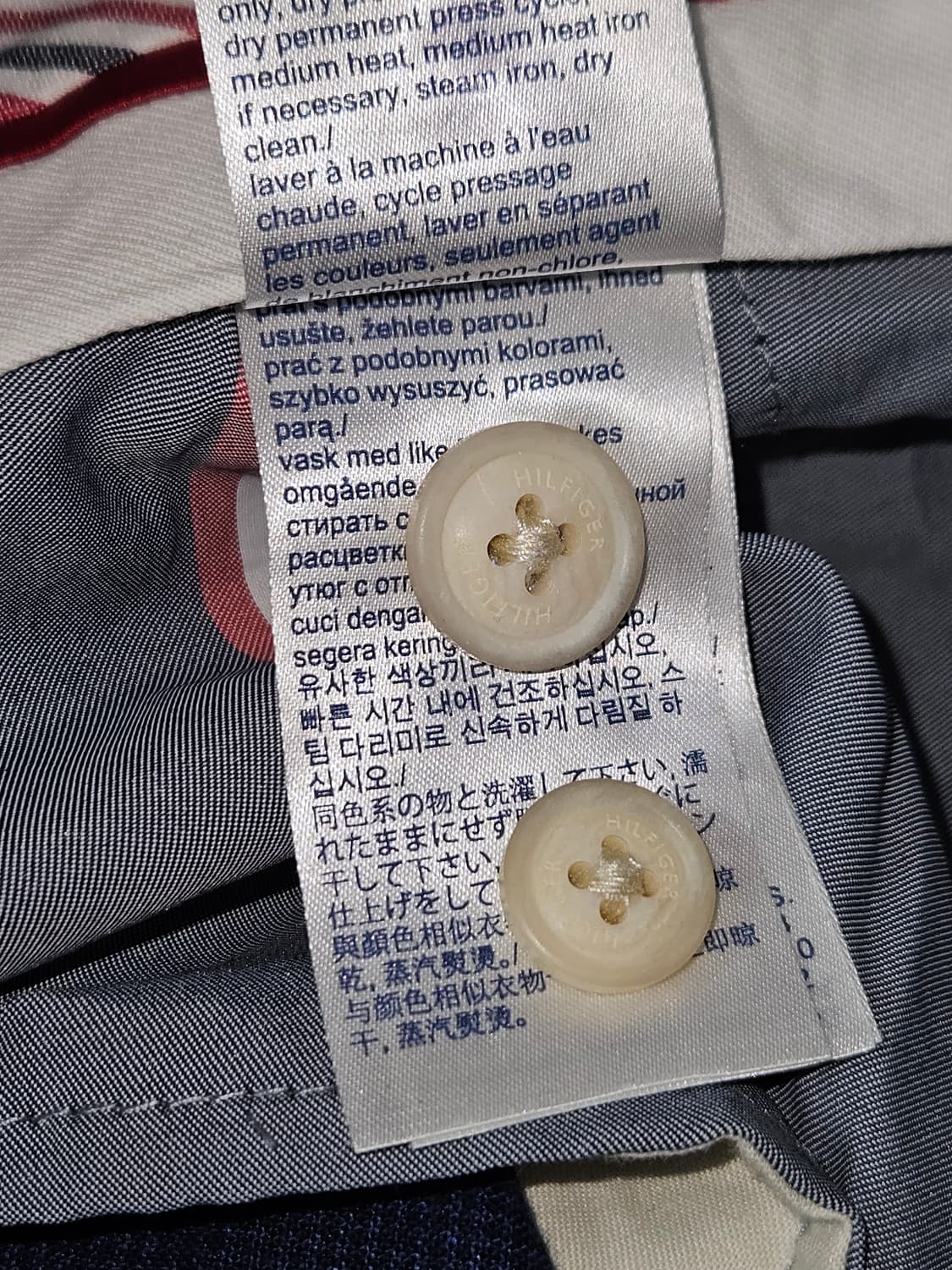 타미힐피거 린넨 숏팬츠 하프팬츠 반바지 클래식 네이비 브룩클린 34 상품이미지4