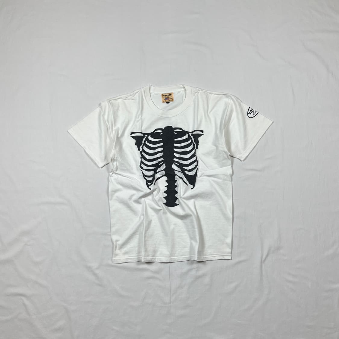 밴슨 vanson 본 x-ray 프린트 반팔티 상품이미지1