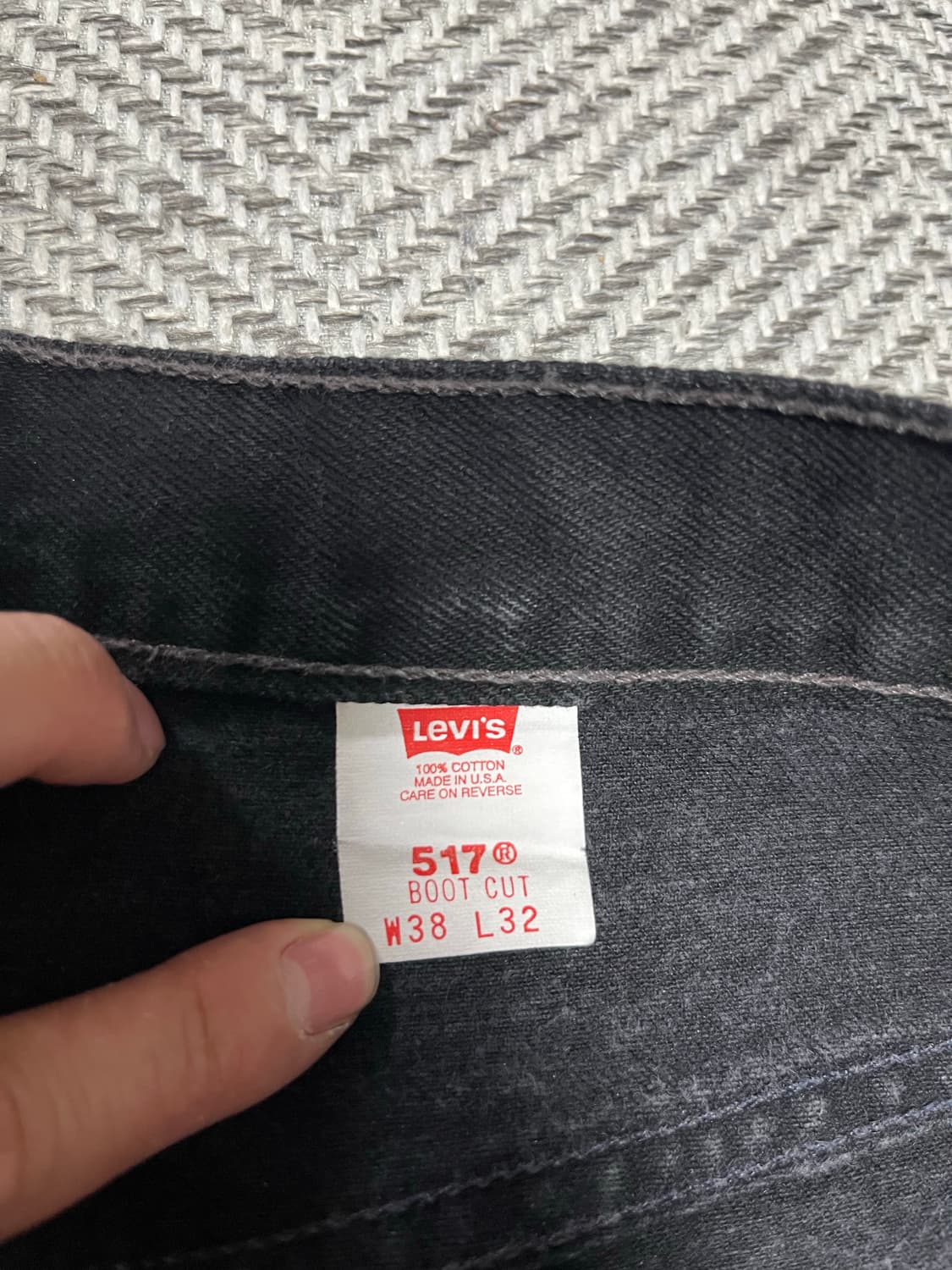 90s 리바이스 블랙 38x32 상품이미지3
