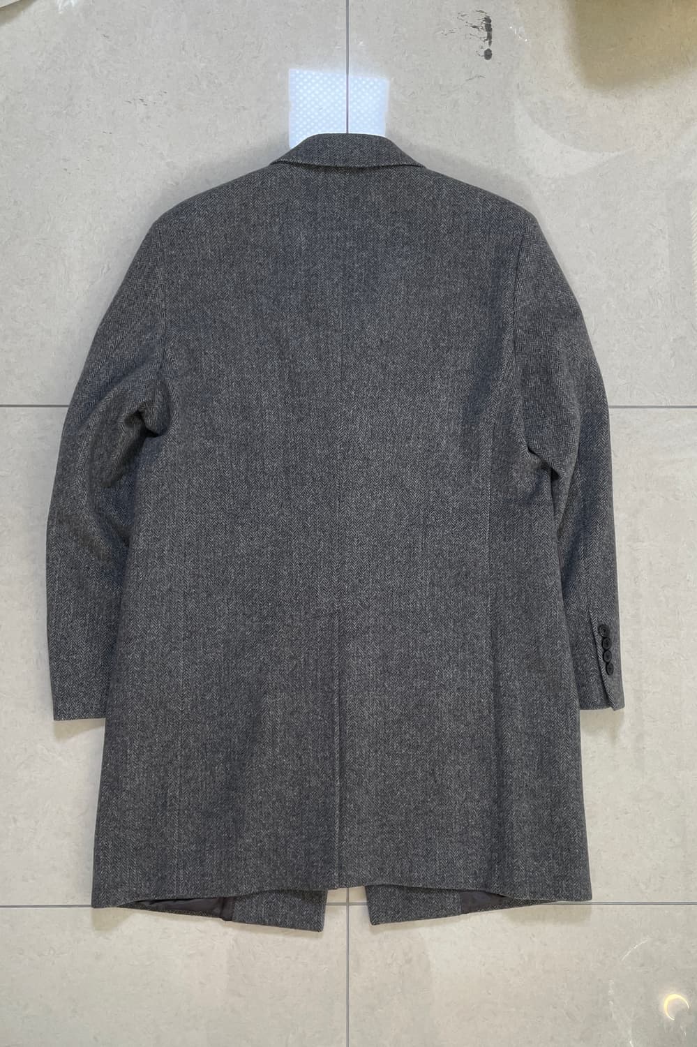 [48] 브룩스브라더스 헤링본 체스터필드 싱글 코트 다크그레이 상품이미지2