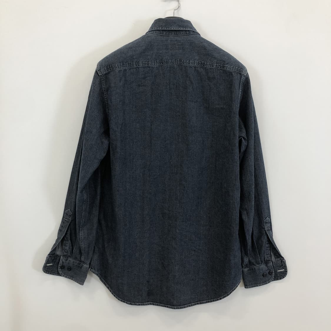 타미힐피거 레드라벨 프리미엄 빈티지 데님셔츠 90-95 상품이미지5