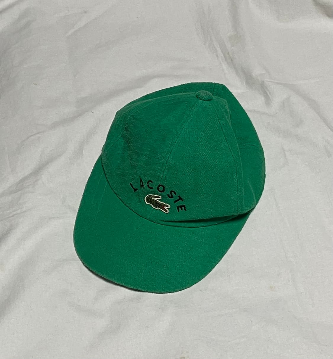 90s 라코스테 일본판 아카이브 테리캡 그린 상품이미지1