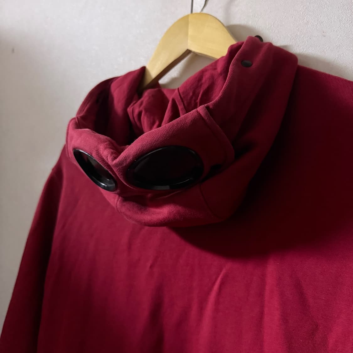 C.P컴퍼니 씨피컴퍼니 고글 후드 집업 레드 95 (사용감) 상품이미지3