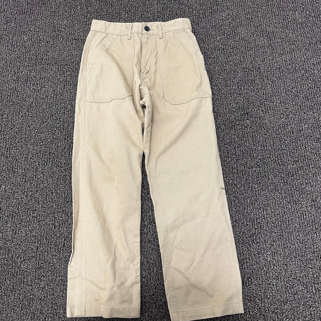 UNIFORM BRIDGE 유니폼브릿지 코튼 면바지 베이지 S 상품이미지1