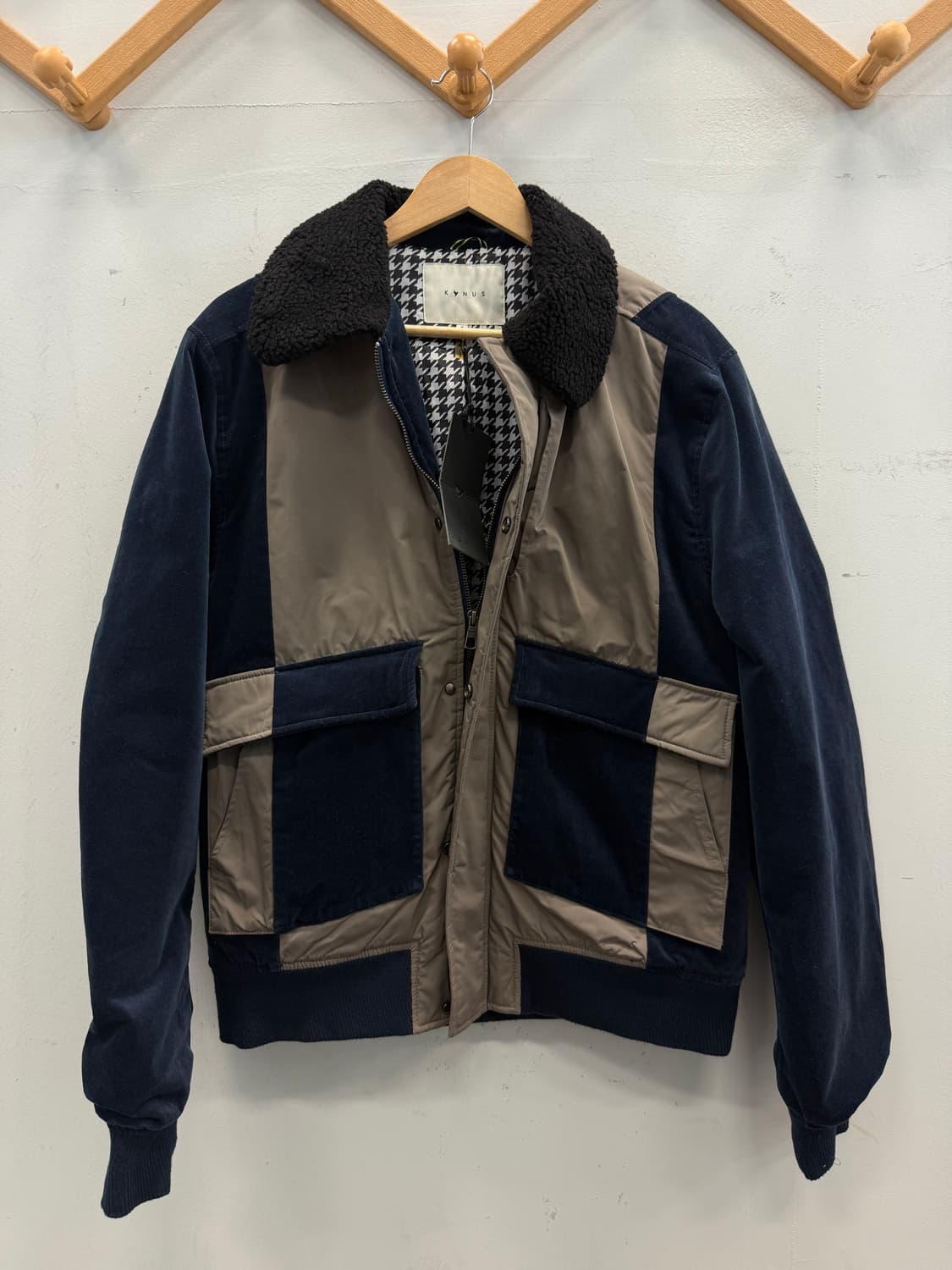 키누스 셔링 블루종점퍼 M 새상품 상품이미지1