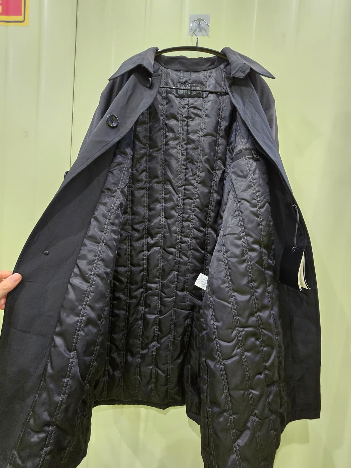 LONE JUNG WOOK JUN 블랙 코트 105 상품이미지7