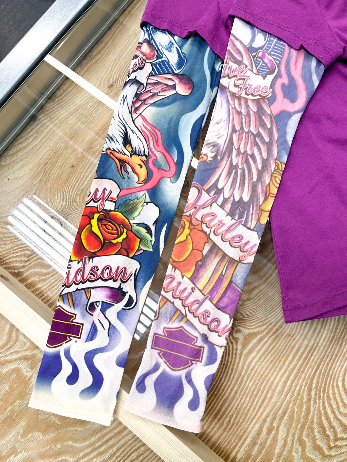 할리데이비슨 타투 암 워머 롱슬리브 상품이미지5