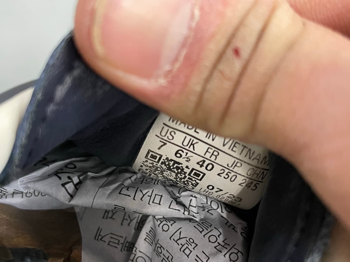 아디다스 삼바 OG 네이비검 250 상품이미지10