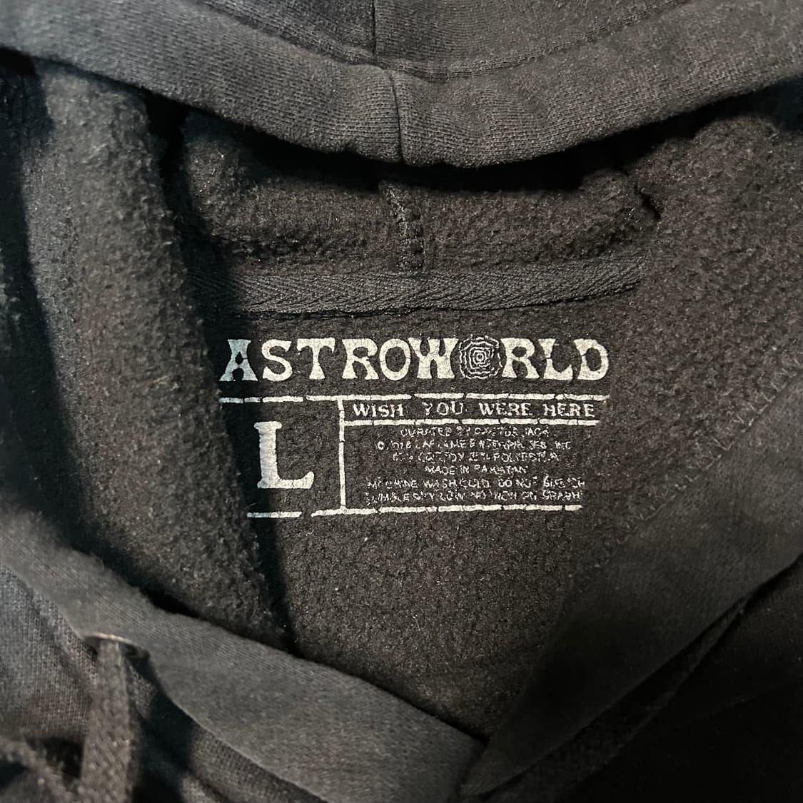 [L] 트래비스 스캇 아스트로 월드 머천 후드티 상품이미지4