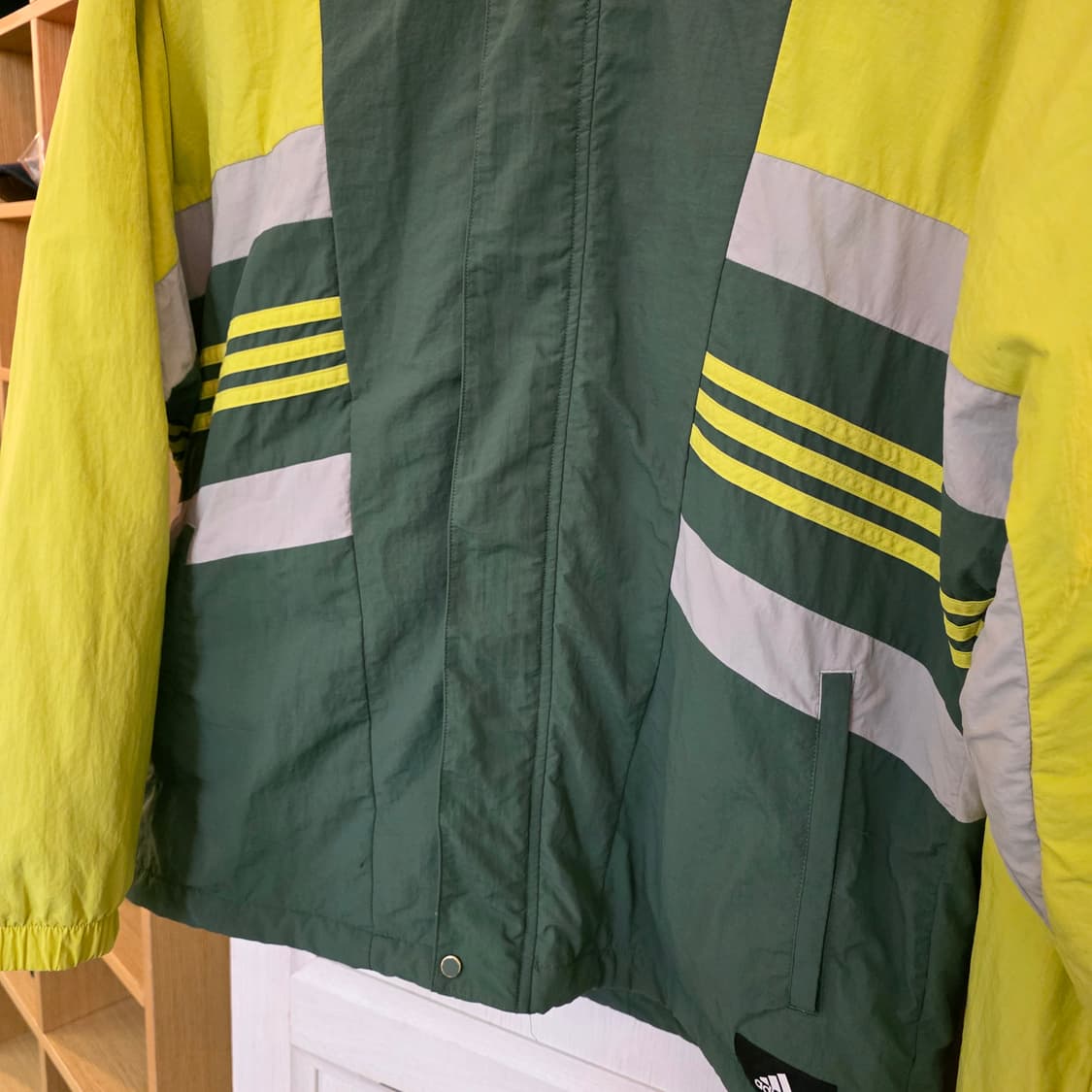 아디다스 바람막이 기모 후드 자켓 상품이미지4