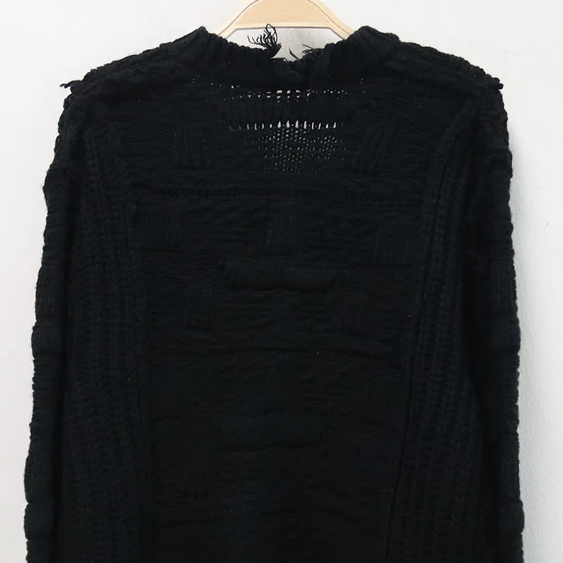 지알엘 데미지 포인트 블랙 가디건 60514 상품이미지5