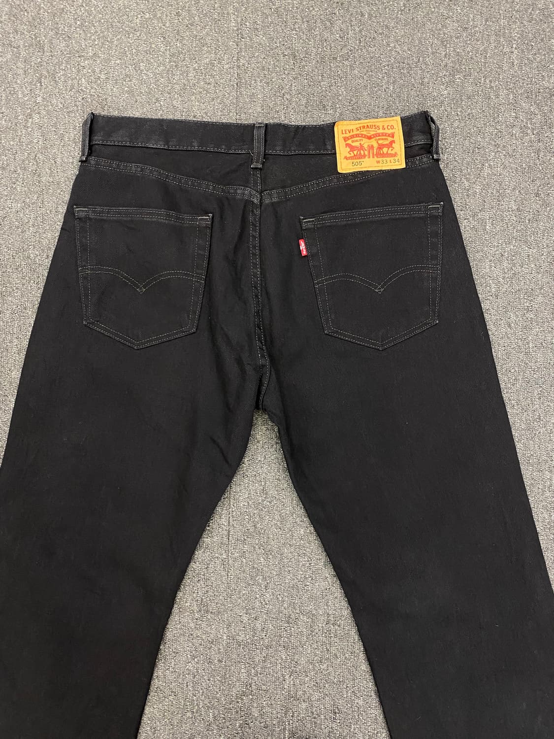 Levis 리바이스 505 흑청 데님팬츠 상품이미지7