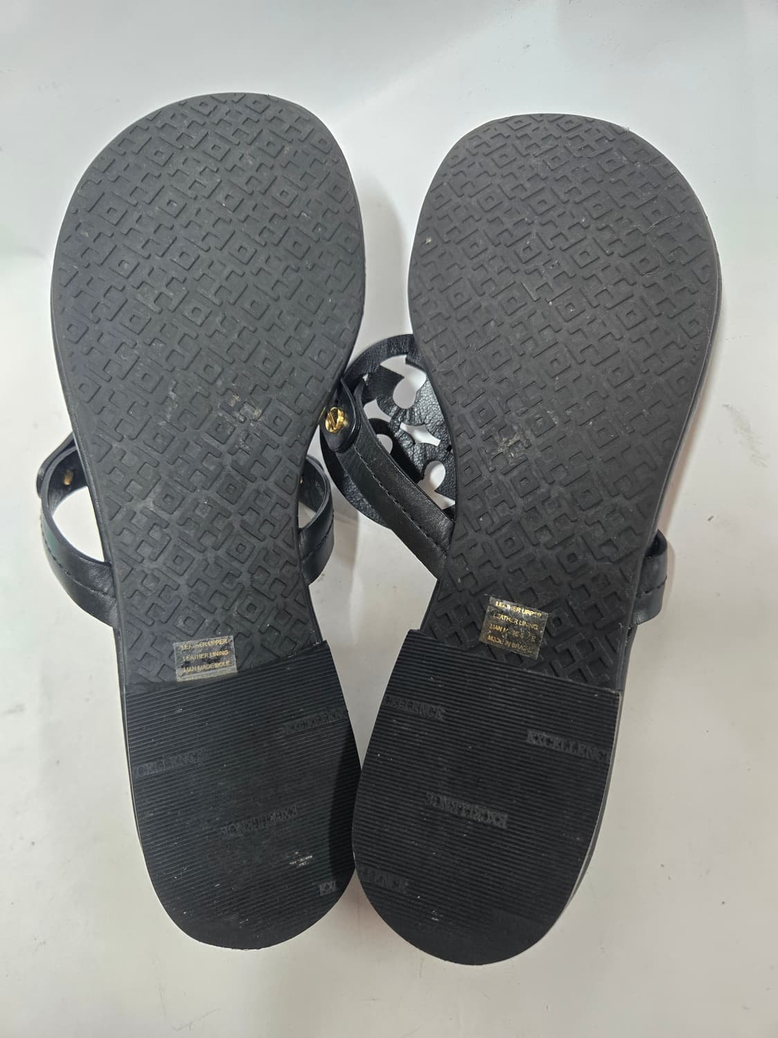 토리버치 블랙 레더 쪼리 샌들7 240mm 상품이미지6