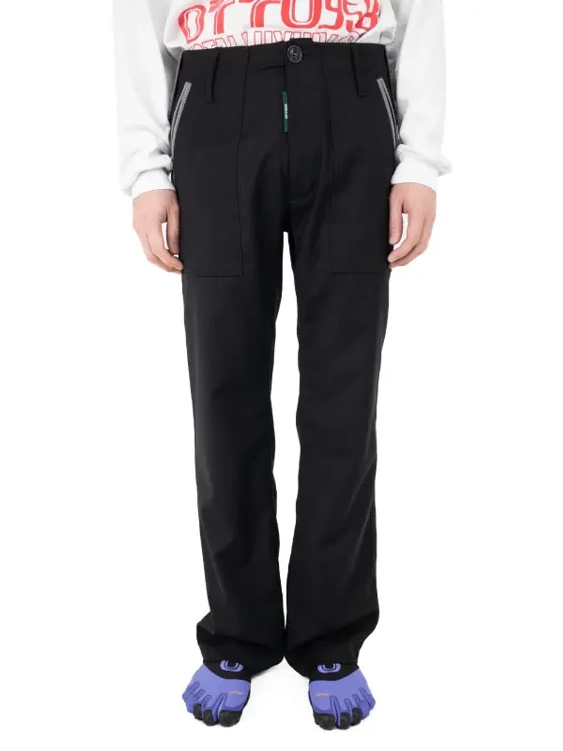 [M] O Booth Trousers BLACK 상품이미지1