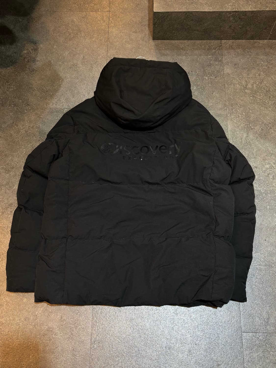 디스커버리 구스다운패딩 블랙 110사이즈 상품이미지3