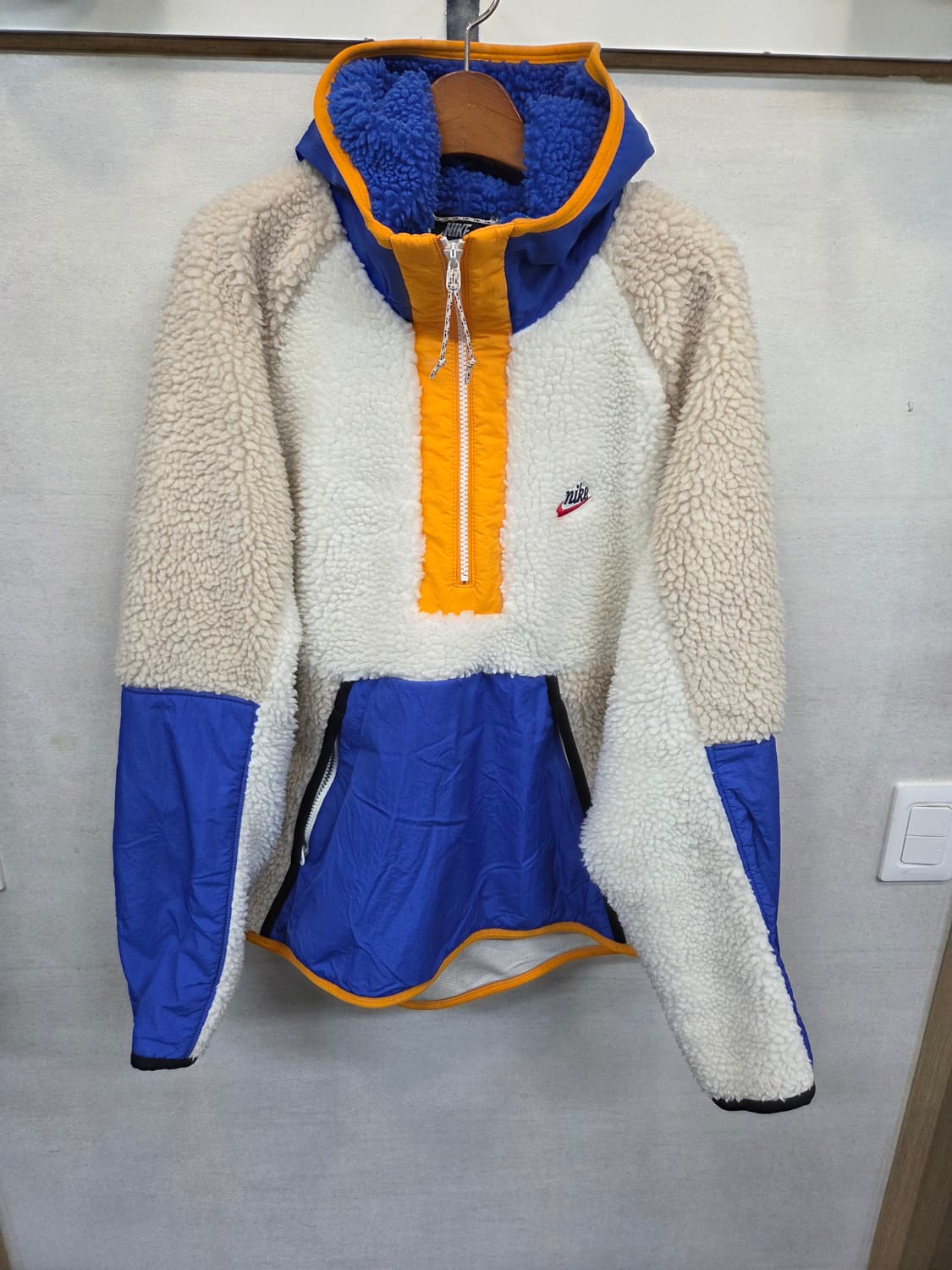 나이키 헤리티지 셰르파 뽀글이 우븐 아노락 후드자켓 L 상품이미지1