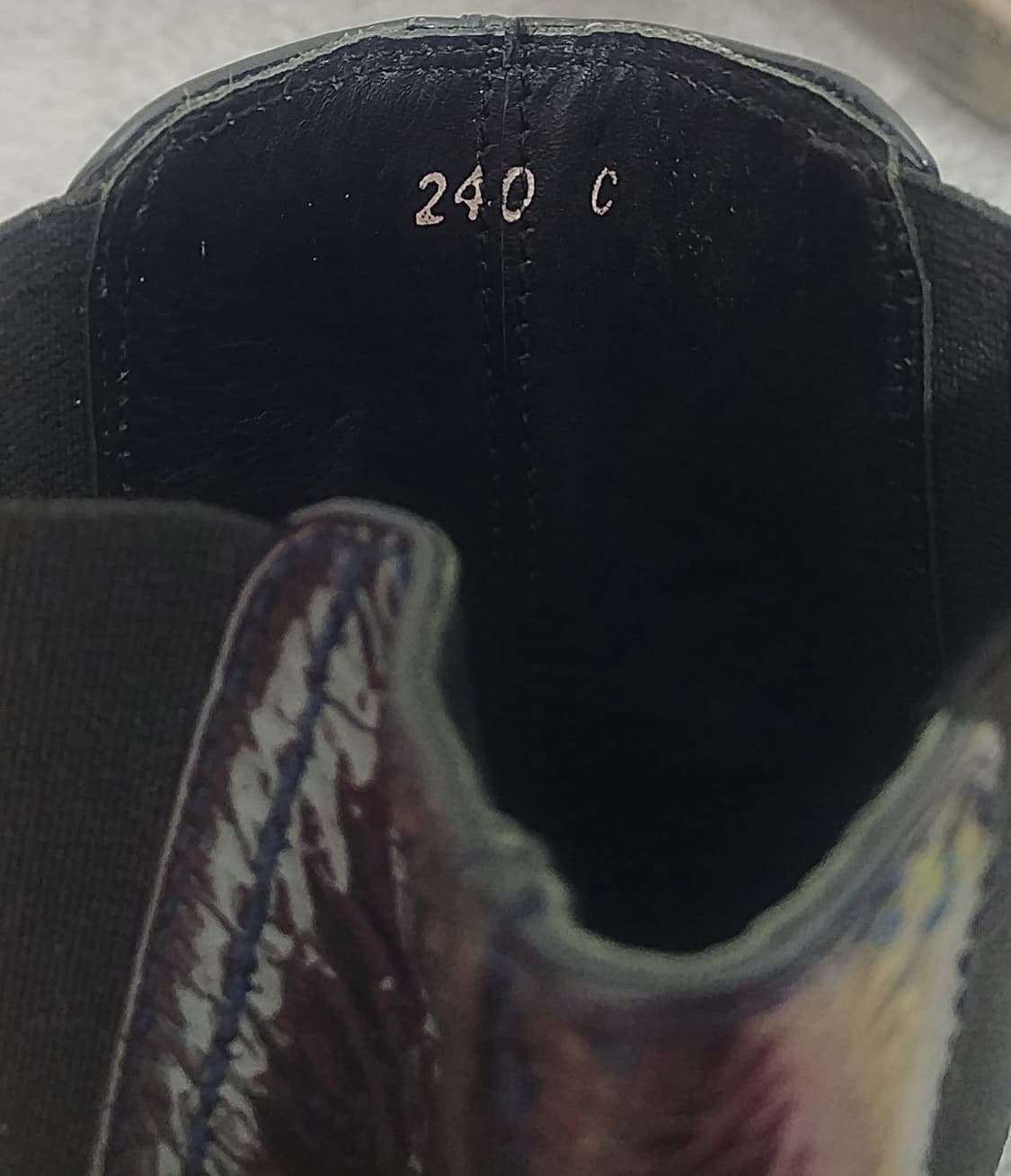 TIME 타임 리얼레더 페이던트 앵클부츠 다크네이비/240 상품이미지5