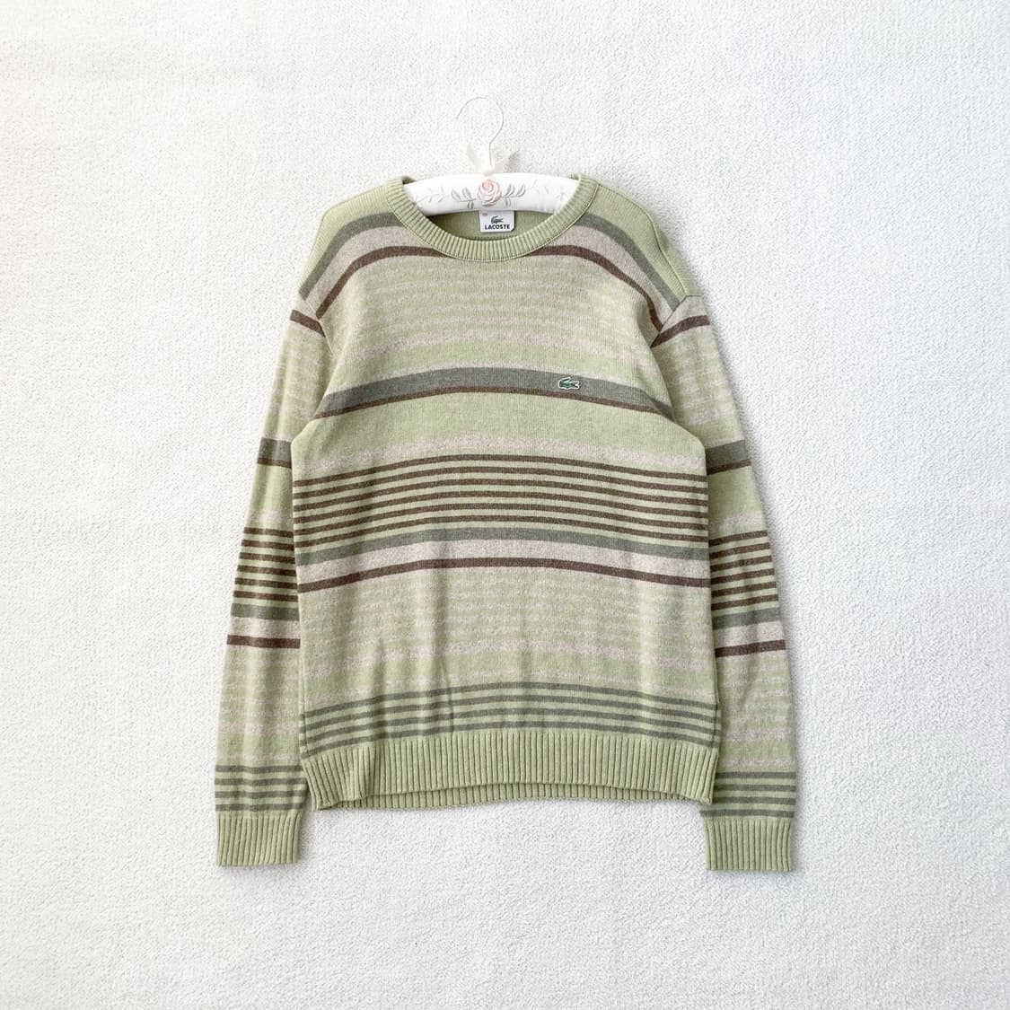 라코스테 두쫀쿠 루즈핏 니트 상품이미지1