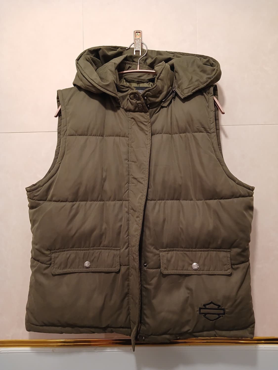 할리데이비슨 정품 남성 후드 조끼 L 사이즈 상품이미지1