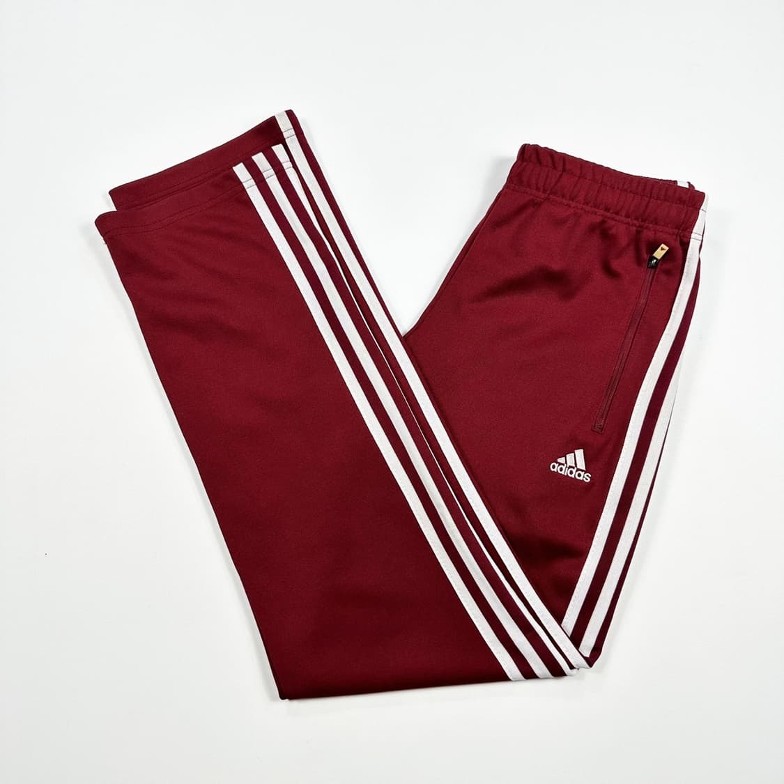 아디다스 오리지널 삼선 버건디 츄리닝 바지 (M) 상품이미지2