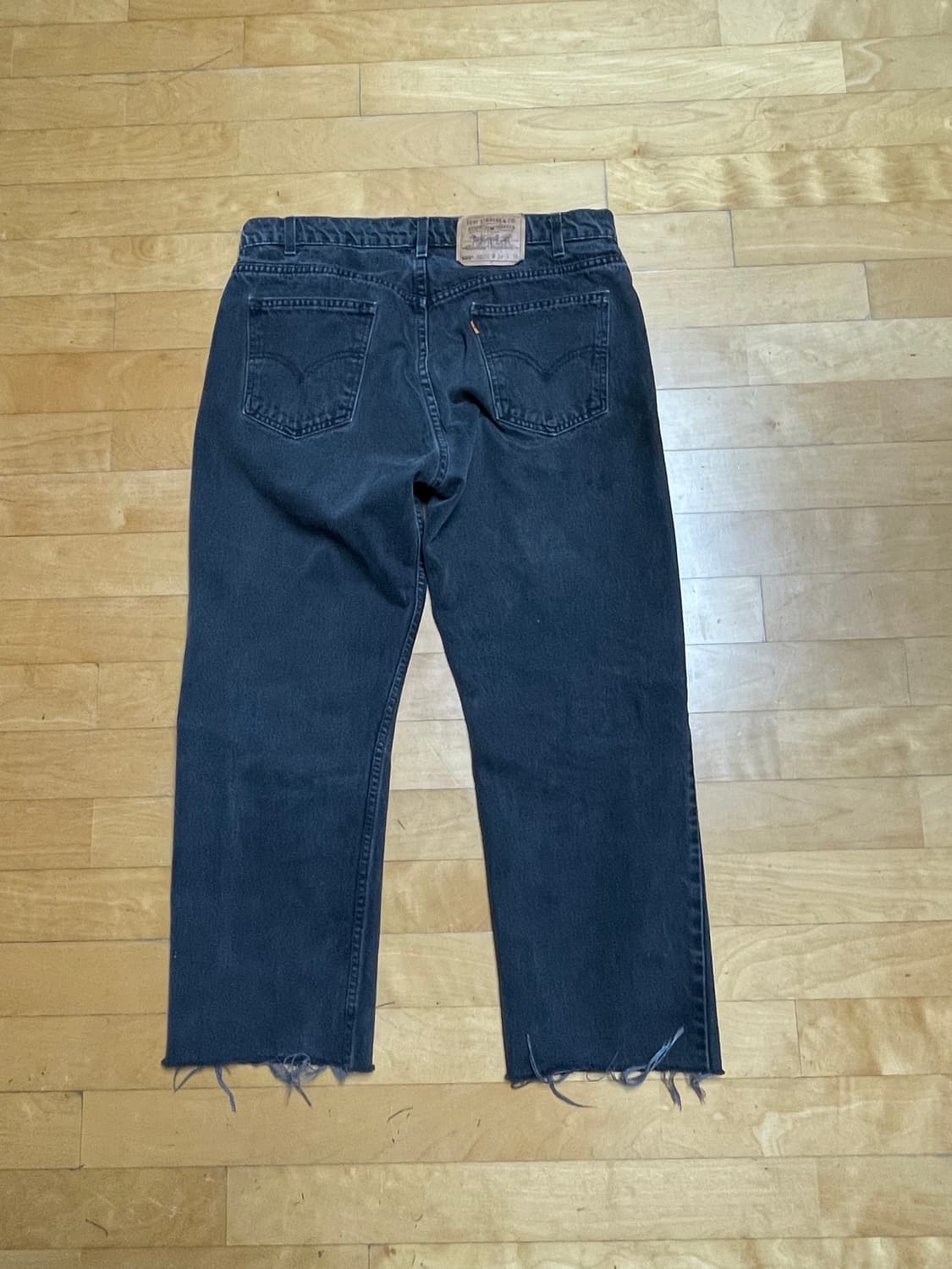 리바이스 505 오렌지탭 흑청 상품이미지3