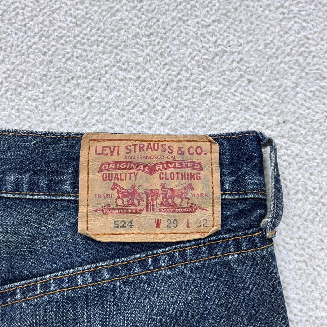 W29 리바이스 524 빈티지 데님 팬츠 0326E 상품이미지4