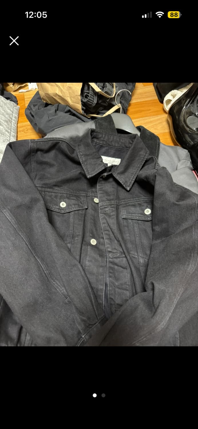 브라운야드 블랙 트러커 자켓 1사이즈 상품이미지1