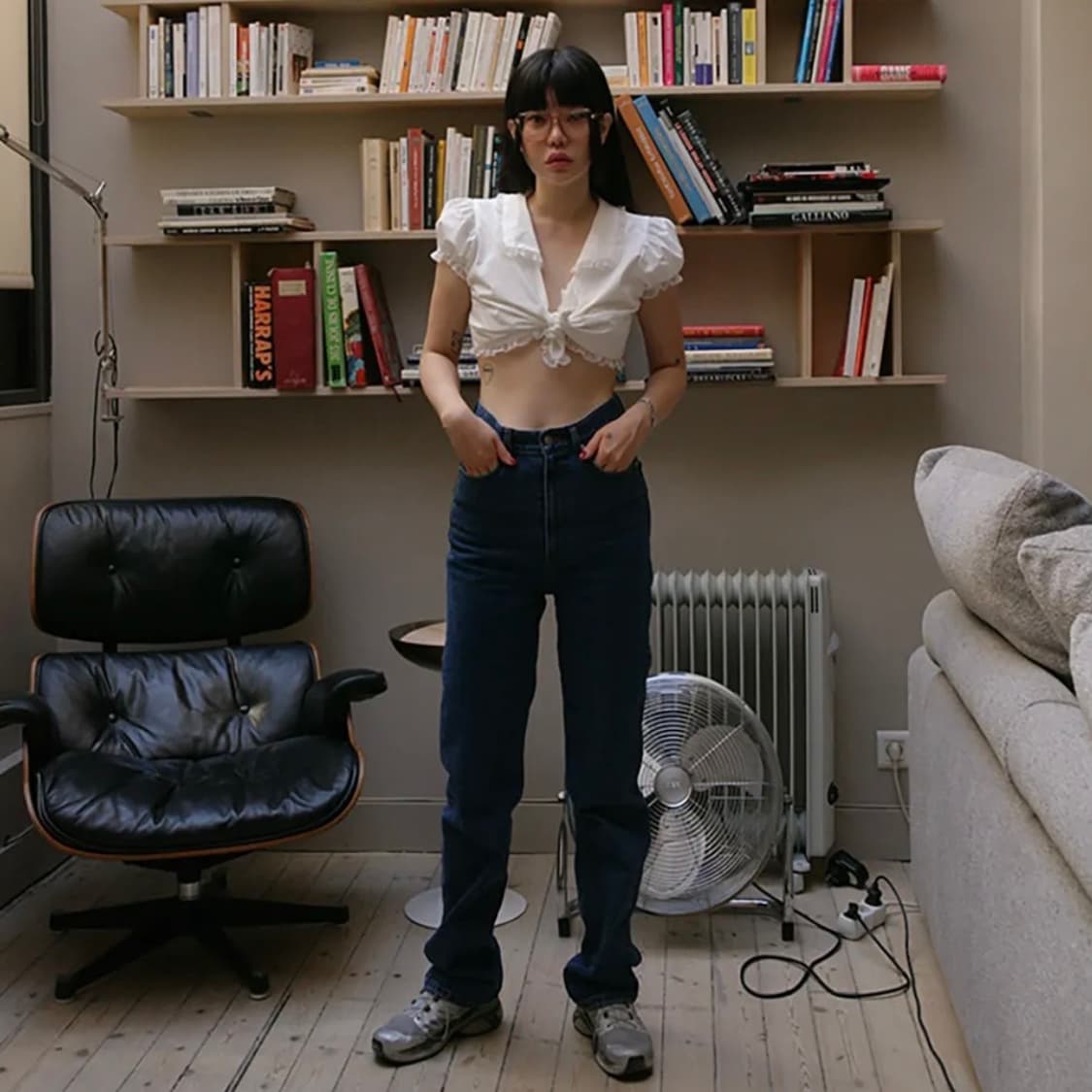 프레클 레이스 크롭 블라우스 상품이미지3