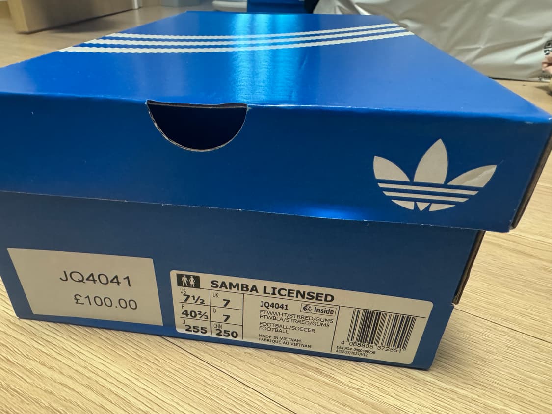 [UK7](255mm) 아디다스 리버풀 삼바 25-26 (JQ4041) 상품이미지5